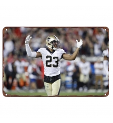 New Orleans Saints Aluminum Sign 12x8 Inch Marshon Lattimore 001