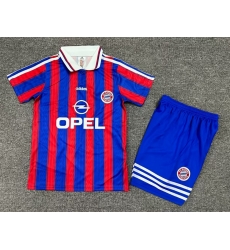 Youth Retro Soccer Jerseys Barcelona Blue Red