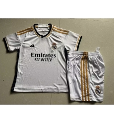 Youth Soccer Jersey Real Madrid White 23 24