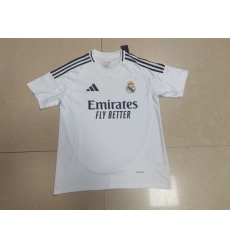 Men 2024 2025 Soccer Jersey Real Madrid CF White