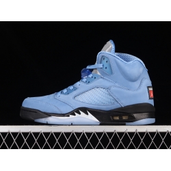 AIR JORDAN 5 RETRO SE UNC UNIVERSITY BLUE BLACK WHITE DV1310 401