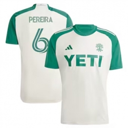 Men Austin FC Daniel Pereira 2024 25 Away Replica Cream White