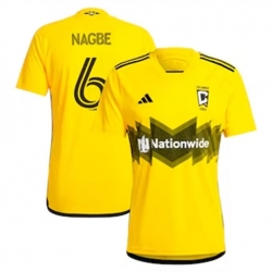 Men Columbus Crew SC Darlington Nagbe 2024 25 Home Replica Yellow