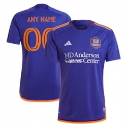 Men Houston Dynamo Custom 2024 25 Away Replica Purple