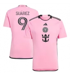 Men Inter Miami CF Luis Suarez 2024 25 Home Replica Pink