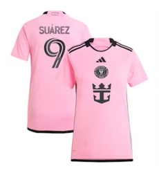 Women Inter Miami CF Luis Suarez 2024 25 Home Replica Pink