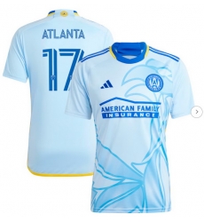 Men's Atlanta United FC #17 adidas Light Blue 2024 The Resurgens Kit Replica Player Jersey Men's Atlanta United FC #17 adidas Light Blue 2024 The Resurgens Kit Replica Player Jersey
