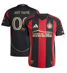 Men's Atlanta United FC adidas Black 2025 The Connector Authentic Custom Jersey Men's Atlanta United FC adidas Black 2025 The Connector Authentic Custom Jersey