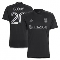 Men Nashville SC Anibal Godoy 2023 24 Away Replica Black