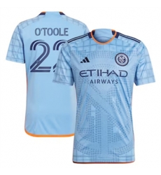 Men New York City FC Kevin O'Toole 2024 25 Home Replica Light Blue