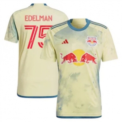 Men New York Red Bulls Daniel Edelman 2023 24 Daniel Patrick Replica Yellow