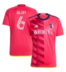 Men St. Louis City SC Njabulo Blom 2023 24 Home Replica Red