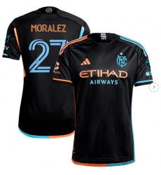 Men's New York City FC Maximiliano Moralez adidas Black 2024 24 7 Kit Authentic Player Jersey Men's New York City FC Maximiliano Moralez adidas Black 2024 24 7 Kit Authentic Player Jersey