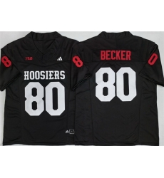 Men Indiana Hoosiers 80 Charlie Becker Black 2026 F U S E Stitched Basketball Jersey Men Indiana Hoosiers 80 Charlie Becker Black 2026 F U S E Stitched Basketball Jersey