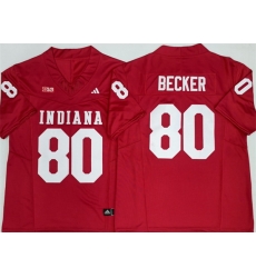 Men Indiana Hoosiers 80 Charlie Becker Red F U S E Stitched Basketball Jersey Men Indiana Hoosiers 80 Charlie Becker Red F U S E Stitched Basketball Jersey