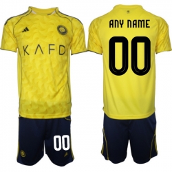 Men Al Nassr 2026 Soccer Jerseys Yellow CUSTOM