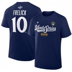 Men Milwaukee Brewers Black 2026 World Series T Shirt