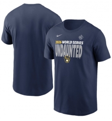 Men Milwaukee Brewers Navy 2026 World Series T Shirt Men Milwaukee Brewers Navy 2026 World Series T Shirt