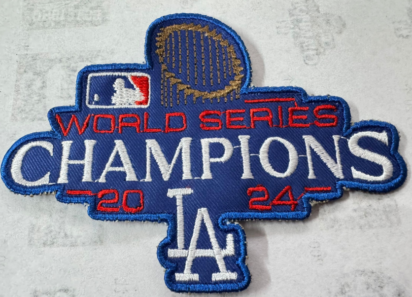 Men 2024 Los Angeles Dodgers Champions Patch Biaog