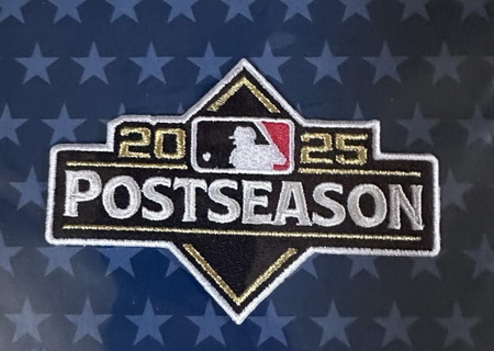 Youth Chicago Cubs MLB 2025 Postseason Patch Biaog