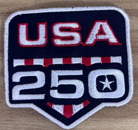 Men Dallas Cowboys USA 250 Anniversary Patch Biaog